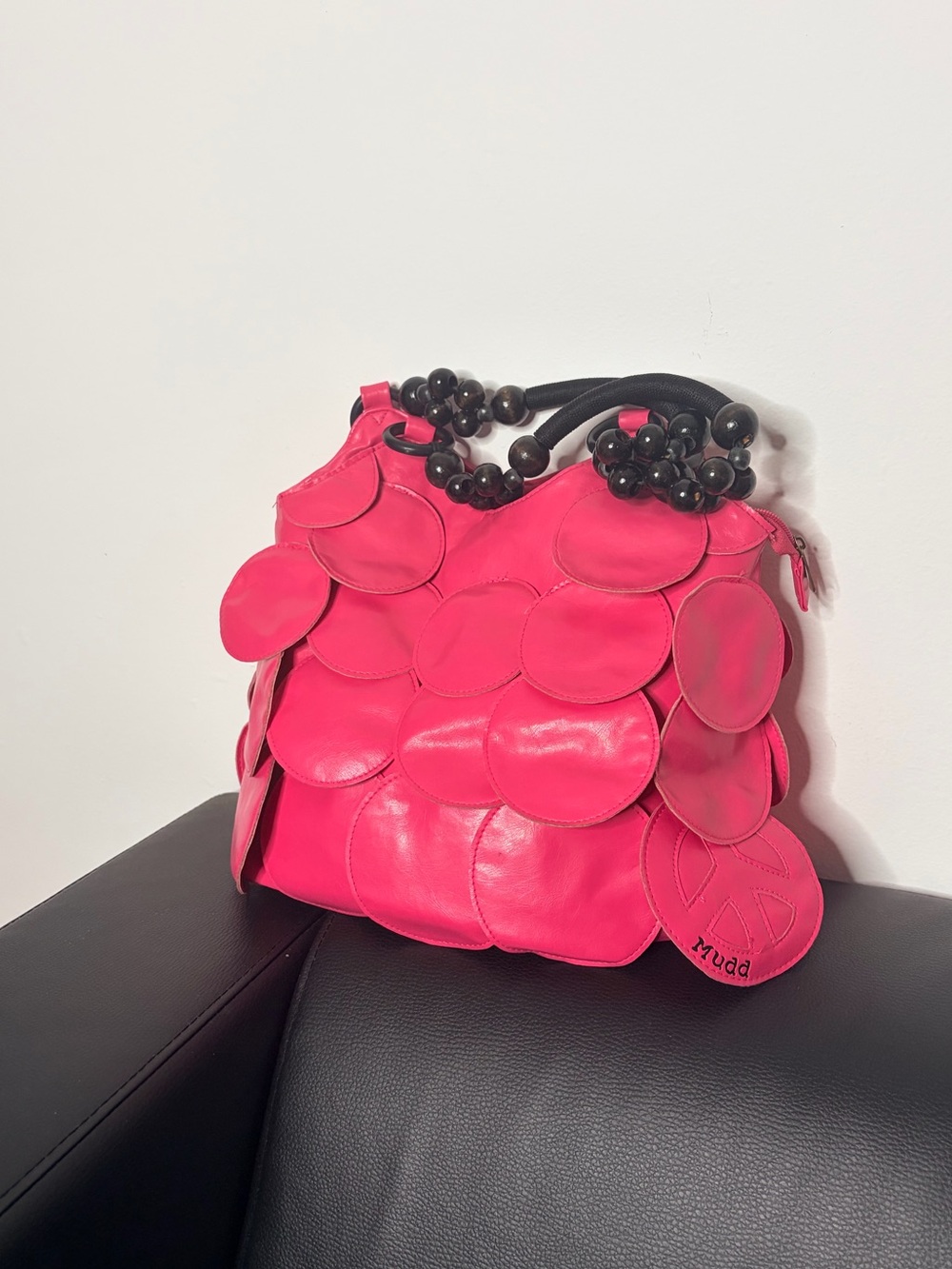 🤍 bright pink y2k mudd bag